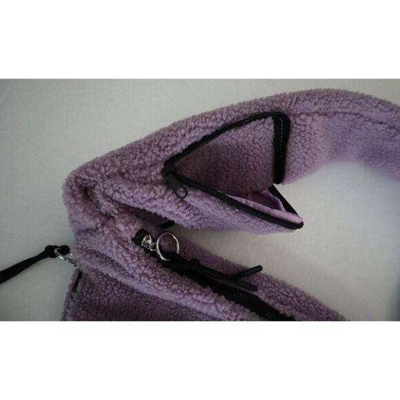 FP Movement x Free People Women's O/S Purple Overachiever Sherpa Sling Bag - Picture 4 of 10